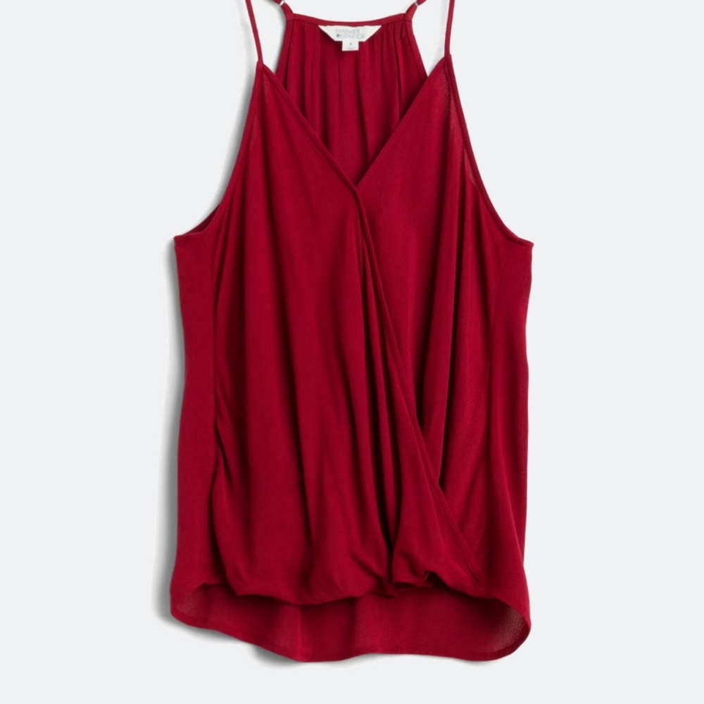 Elegant Red Women's Top